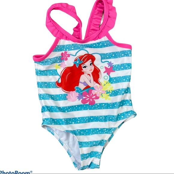 Little Mermaid Disney Baby Swimsuit Sz 24 mos - Picture 1 of 4